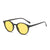 Retro Round Ac Round Frame Patchwork Full Frame Women's Sunglasses