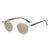 Retro Round Ac Round Frame Patchwork Full Frame Women's Sunglasses