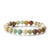 Retro Round Beaded Natural Stone Bracelets