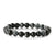 Retro Round Beaded Natural Stone Unisex Bracelets 1 Piece