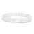 Retro Round Beaded Natural Stone Unisex Bracelets 1 Piece