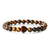 Retro Round Beaded Natural Stone Unisex Bracelets 1 Piece