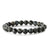 Retro Round Beaded Natural Stone Unisex Bracelets 1 Piece