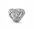 Retro Round Square Heart Shape Copper Plating Inlay Zircon Silver Plated Pendants Jewelry Accessories