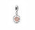 Retro Round Square Heart Shape Copper Plating Inlay Zircon Silver Plated Pendants Jewelry Accessories