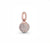 Retro Round Square Heart Shape Copper Plating Inlay Zircon Silver Plated Pendants Jewelry Accessories