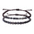 Retro Round Stone Rope Wholesale Bracelets