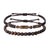 Retro Round Stone Rope Wholesale Bracelets