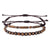 Retro Round Stone Rope Wholesale Bracelets