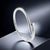 Retro Round Titanium Steel Inlay Zircon Bangle