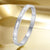 Retro Round Titanium Steel Inlay Zircon Bangle