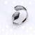 Retro Round Titanium Steel Plating Open Ring 1 Piece