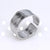 Retro Round Titanium Steel Plating Open Ring 1 Piece