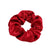 Retro Silk Satin Large Solid Color Hair Scrunchies Wholesale