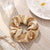 Retro Silk Satin Large Solid Color Hair Scrunchies Wholesale