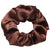 Retro Silk Satin Large Solid Color Hair Scrunchies Wholesale