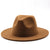 Retro Simple Solid Color Woolen Hat