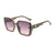 Retro Simple Style Classic Style Solid Color Pc Square Full Frame Women's Sunglasses