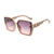 Retro Simple Style Classic Style Solid Color Pc Square Full Frame Women's Sunglasses