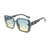 Retro Simple Style Classic Style Solid Color Pc Square Full Frame Women's Sunglasses