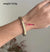 Retro Simple Style Heart Shape Solid Color Stainless Steel Plating 18k Gold Plated Bangle