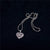 Retro Simple Style Letter Moon Heart Shape Alloy Titanium Steel Plating Inlay Acrylic Artificial Diamond Rhinestones Gold Plated Silver Plated Necklace