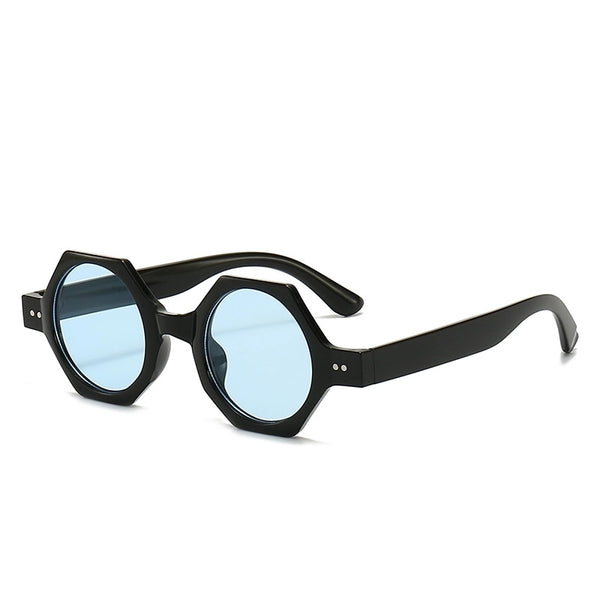 Retro Simple Style Solid Color Ac Polygon Full Frame Glasses