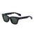 Retro Simple Style Solid Color Pc Square Full Frame Men's Sunglasses