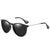 Retro Simple Style Solid Color Tac Butterfly Frame Full Frame Men's Sunglasses