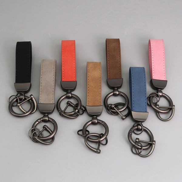 Retro Minimalist Solid Color Zinc Alloy Unisex Bag Pendant Keychain