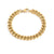 Retro Simple Twist Chain 14k Gold Plated Stainless Steel Bracelet