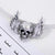 Retro Skull Alloy Enamel Artificial Diamond Unisex Brooches