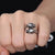 Retro Skull Alloy Plating Unisex Open Rings