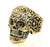 Retro Skull Alloy Plating Unisex Open Rings