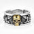 Retro Skull Alloy Plating Unisex Open Rings