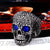 Retro Skull Alloy Plating Unisex Open Rings