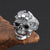 Retro Skull Alloy Plating Unisex Open Rings