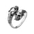 Retro Skull Alloy Unisex Open Rings