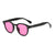 Retro Solid Color Ac Oval Frame Full Frame Women's Sunglasses