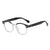 Retro Solid Color Ac Oval Frame Full Frame Women's Sunglasses