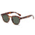 Retro Solid Color Ac Oval Frame Full Frame Women's Sunglasses