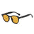 Retro Solid Color Ac Oval Frame Full Frame Women's Sunglasses