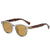 Retro Solid Color Ac Oval Frame Full Frame Women's Sunglasses