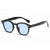 Retro Solid Color Ac Oval Frame Full Frame Women's Sunglasses