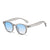 Retro Solid Color Ac Oval Frame Full Frame Women's Sunglasses