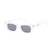 Retro Solid Color Ac Square Full Frame Women's Sunglasses