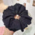 Retro Solid Color Cloth Lace Hair Tie