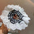 Retro Solid Color Cloth Lace Hair Tie