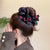 Retro Solid Color Cloth Lace Hair Tie