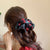 Retro Solid Color Cloth Lace Hair Tie